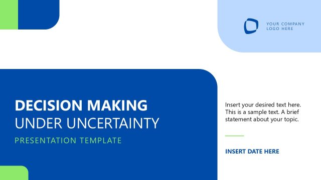 Decision Making Under Uncertainty PowerPoint Layout