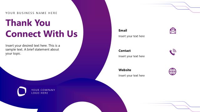 Thank You Slide – AI Transformation Roadmap PPT Template