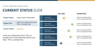 Editable Project PPT Template Layout 