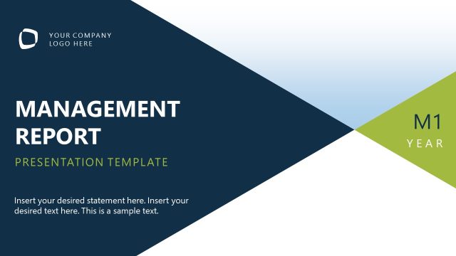 Management Report PowerPoint Template