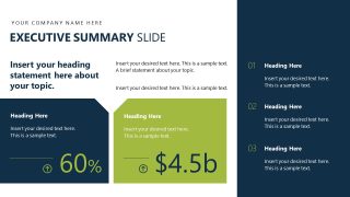 Management Report Template for PowerPoint