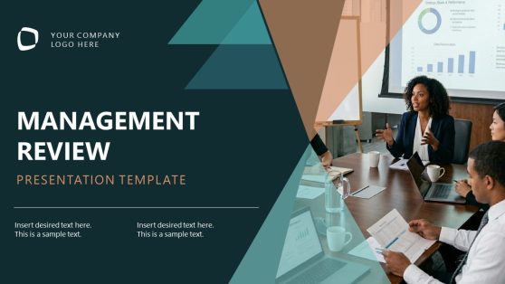 Editable Management Review PPT Template