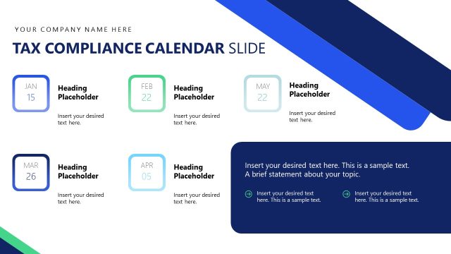 Corporate Tax Planning PowerPoint Slide Template