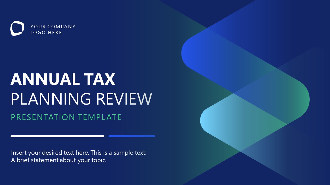 Editable Annual Tax Planning Review PPT Template