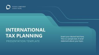 Editable International Tax Planning Template 