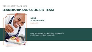 Restaurant Company Profile Template PPT Layout 