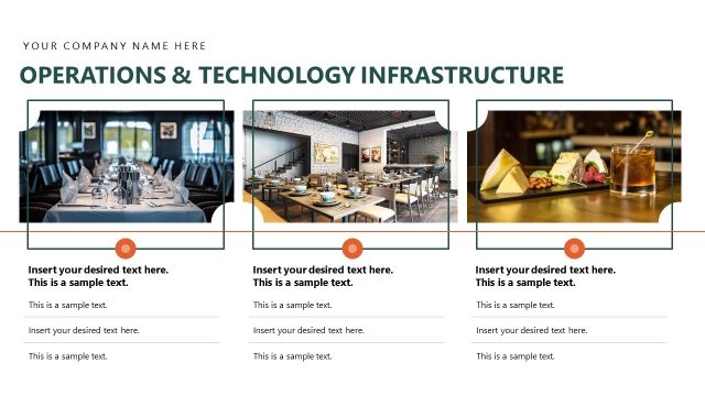 Operations & Technology Infrastructure PPT Slide – Company Profile Layout