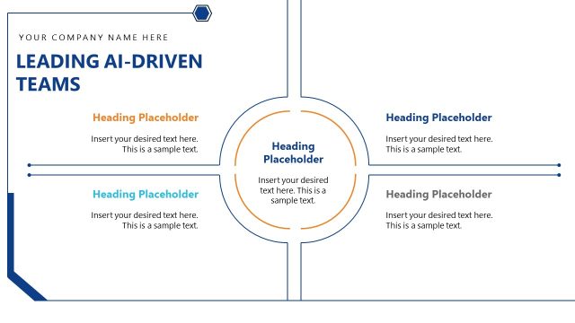 Leading AI Driven Teams Diagram Slide
