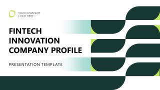 Editable Starting Slide for Fintech Innovation Pitch Deck
