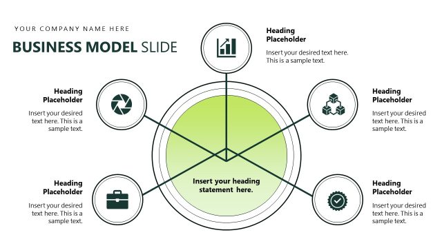 Circular Diagram Business Model Slide Template