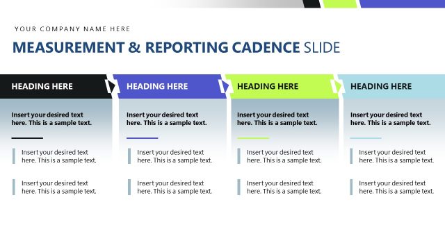 Measurement and Reporting Cadence Framework Slide