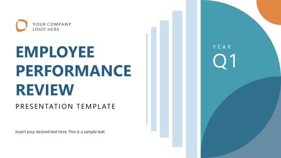 Editable Employee Performance Review PPT Template
