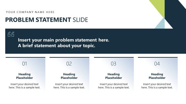 Problem Statement with Four Key Challenges Design
