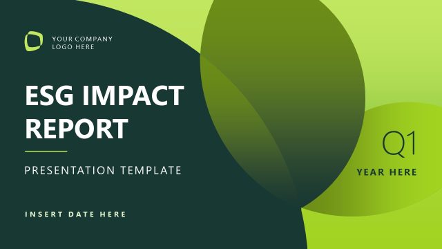 ESG Impact Report PowerPoint Template