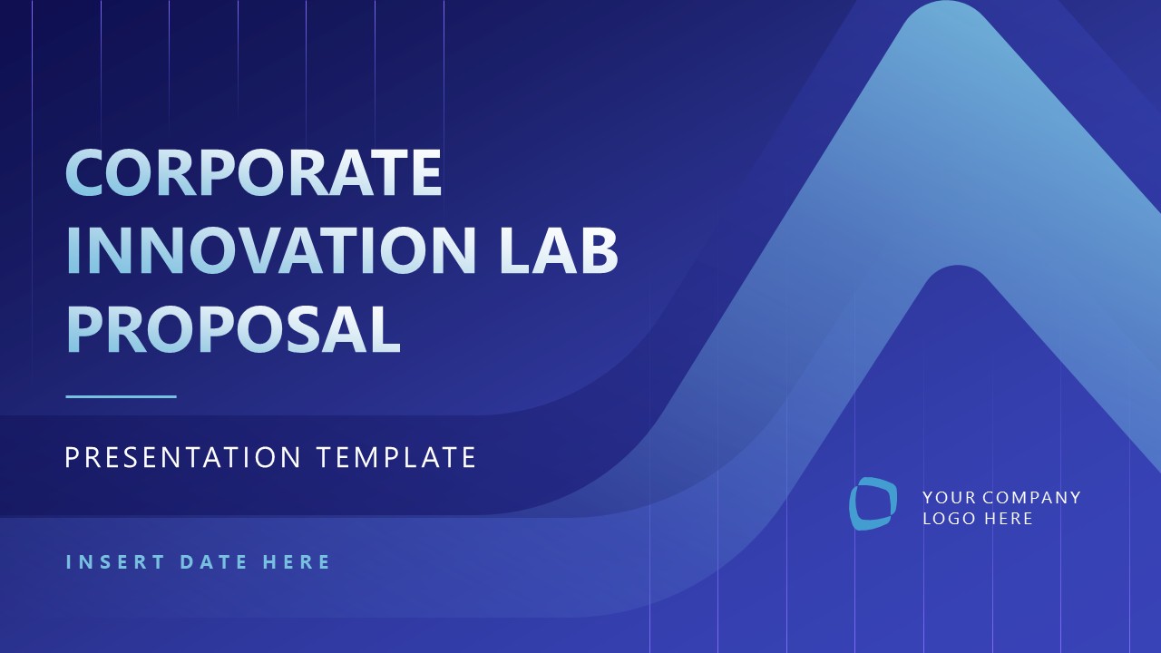 Cover Design - Corporate Innovation Lab PPT Template