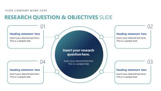 Research Objectives - Evidence Based Insights PowerPoint Layout