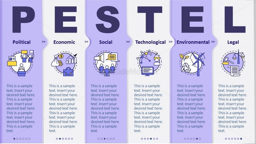 PowerPoint PESTEL Analysis Diagram Template