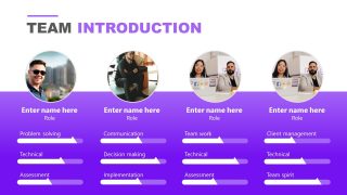 PowerPoint Templates for Team and Skills