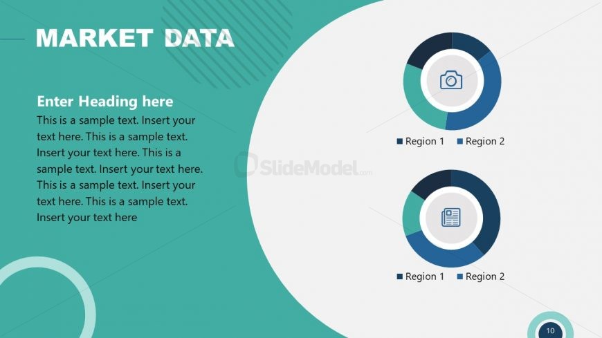 Business Elevator Pitch Deck Data Driven Chart Template 