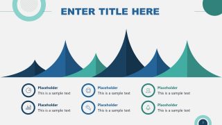 Business Elevator Pitch Deck Mountain Timeline Template 