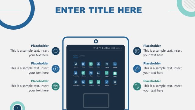 Elevator Pitch PowerPoint Demo Slide