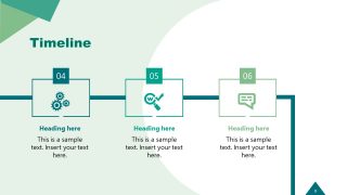 PowerPoint Timeline Waste Management Industry