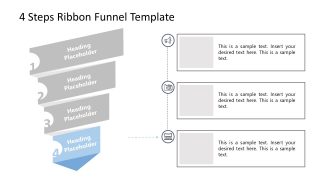 PPT Funnel Chart Template Level 4