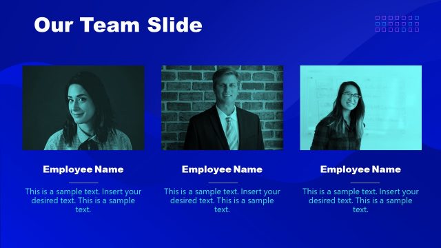 Cryptocurrency Team Slide Template