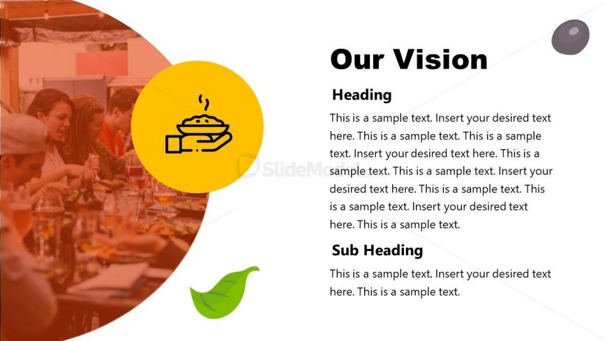 Sales Pitch Restaurant Vision Template