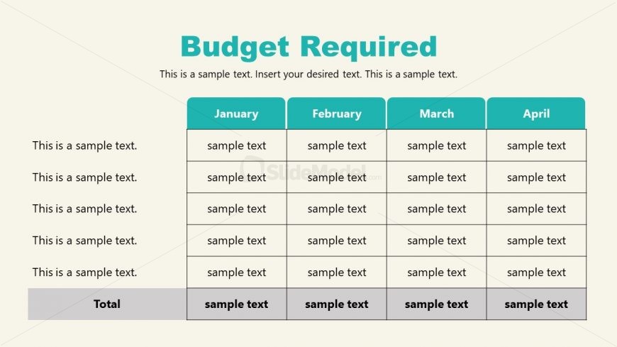 PPT Budget Slide of Shopify Store Presentation