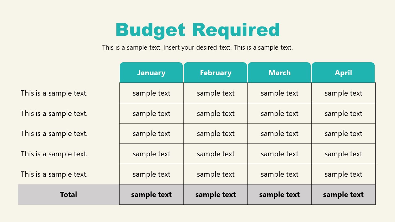 PowerPoint Proposal Budget Template for Shopify Store SlideModel