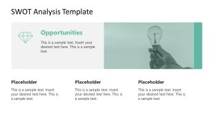 PPT Template Slide for SWOT Presentation