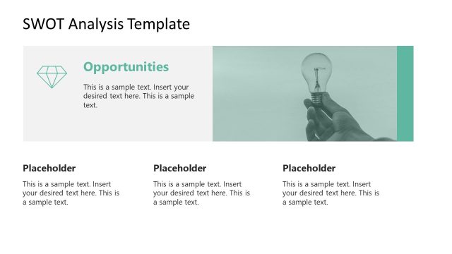 Opportunities Slide – SWOT Analysis PowerPoint Template