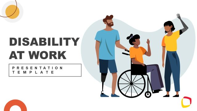 Disability at Work PowerPoint Template
