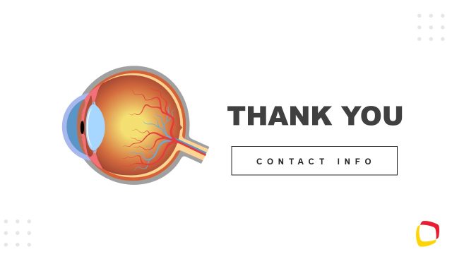 Thank You Slide for Eye Structure PPT Presentation