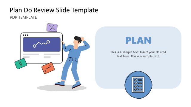 PDR Plan Do Review PowerPoint Template