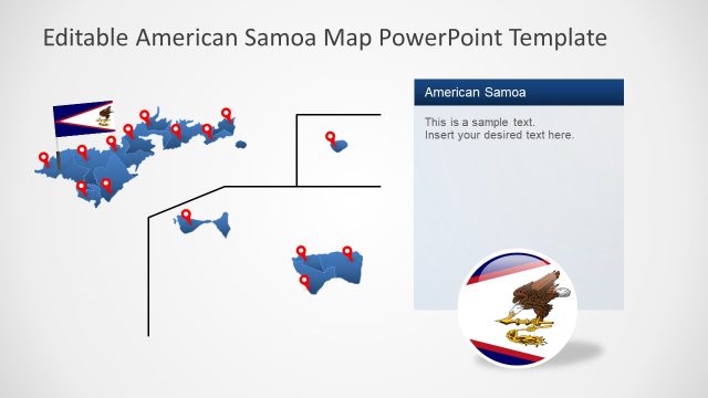 Editable American Samoa PowerPoint Map