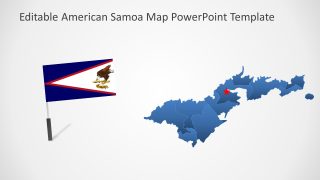 American Samoa Map Presentation Template 