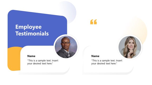 Employee Testimonials PPT Slide