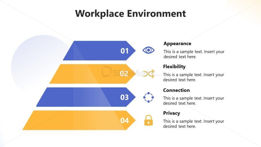 Gold Blue Corporate Culture PPT Slide