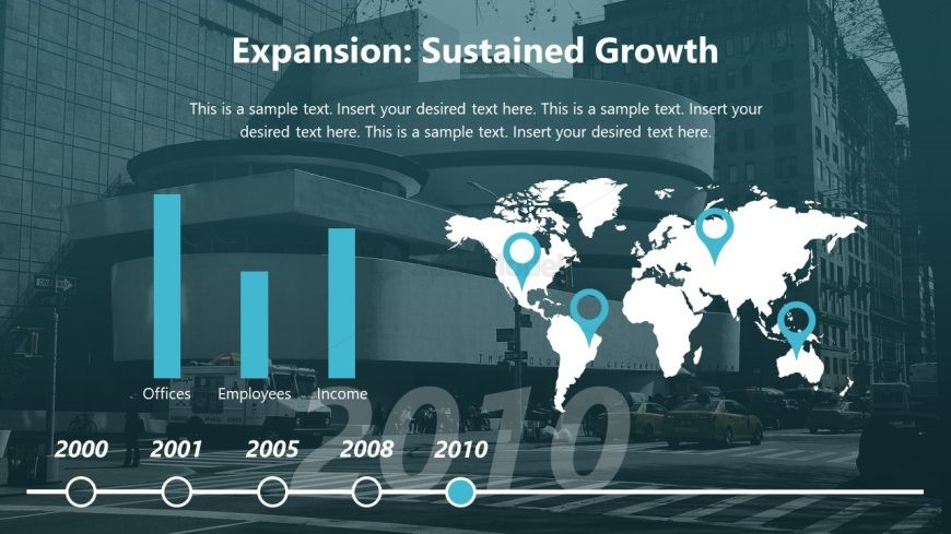 Corporate History Timeline Presentation Slide 