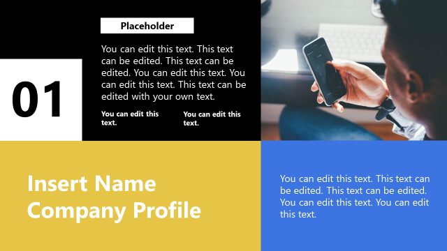 Introduction Slide for Company Profile Presentation Template