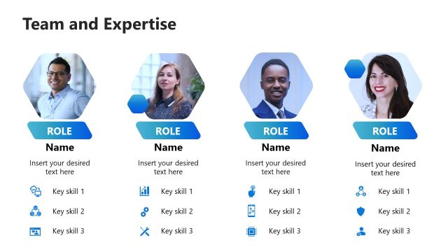 Team & Expertise Presentation Slide with Images