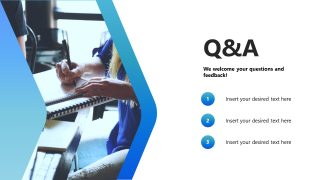 Questions Slide for Technology Business Proposal Presentation