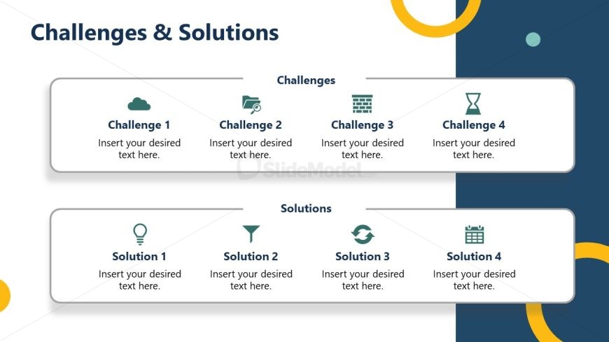 Internal Communication Template - Slide for Challenges