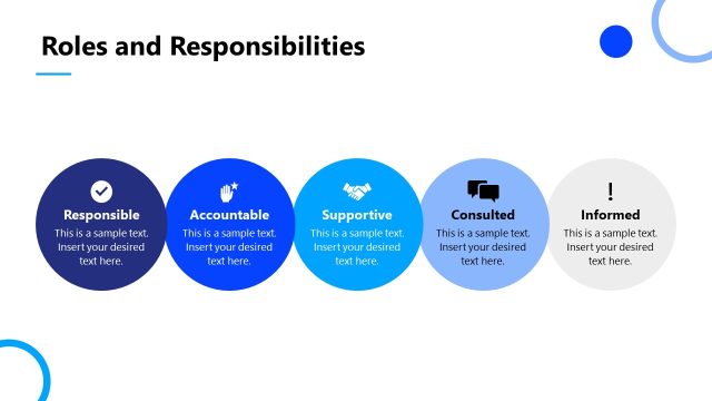 Roles & Responsibilities  – Change Management Presentation