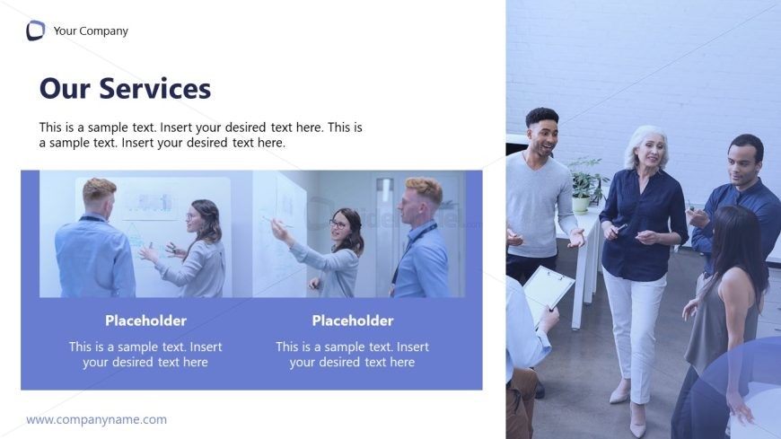 Company Profile Template Services Slide 
