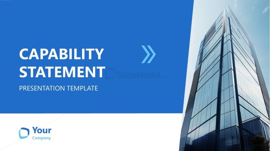 Title Slide for Capability Statement Template 