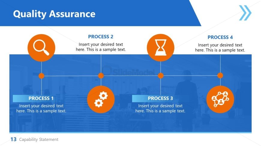 Process Diagram Slide - Capability Statement PPT Template 