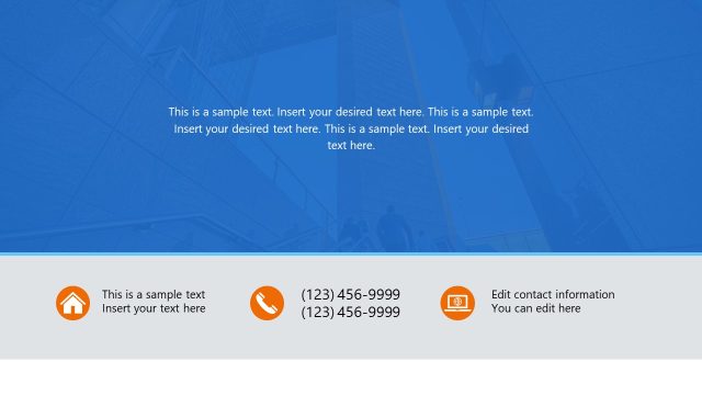 Contact Information Slide – Capability Statement Template